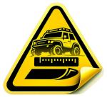 Pegatina 4x4